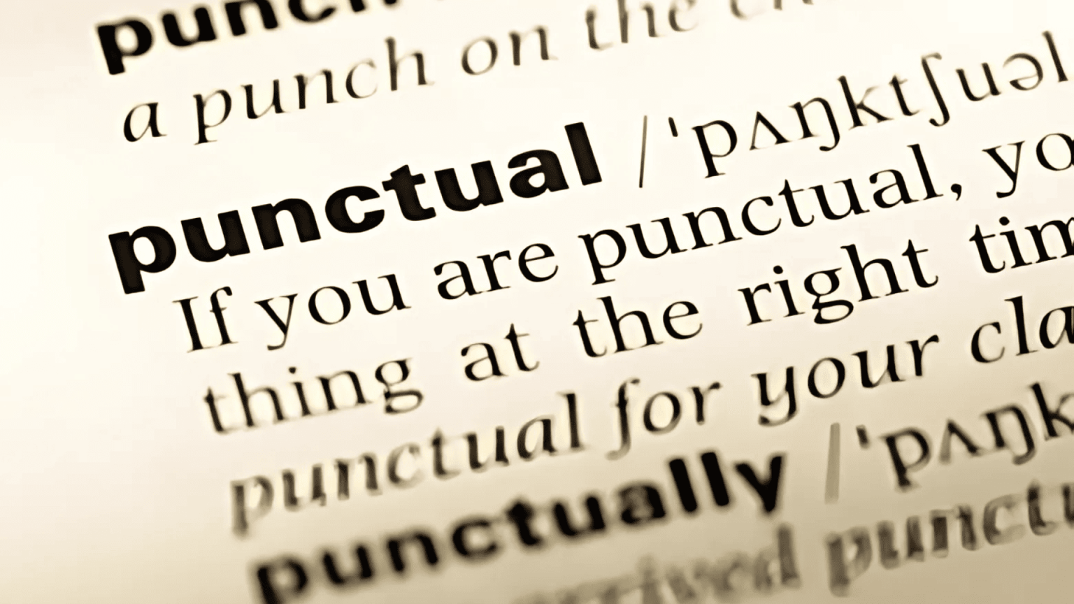 Punctuality